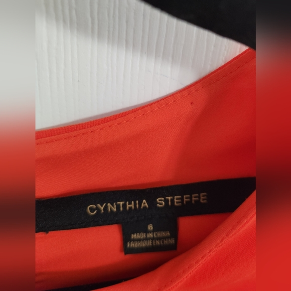 Cynthia Steffe Cocktail Orange Dress - Picture 3 of 3